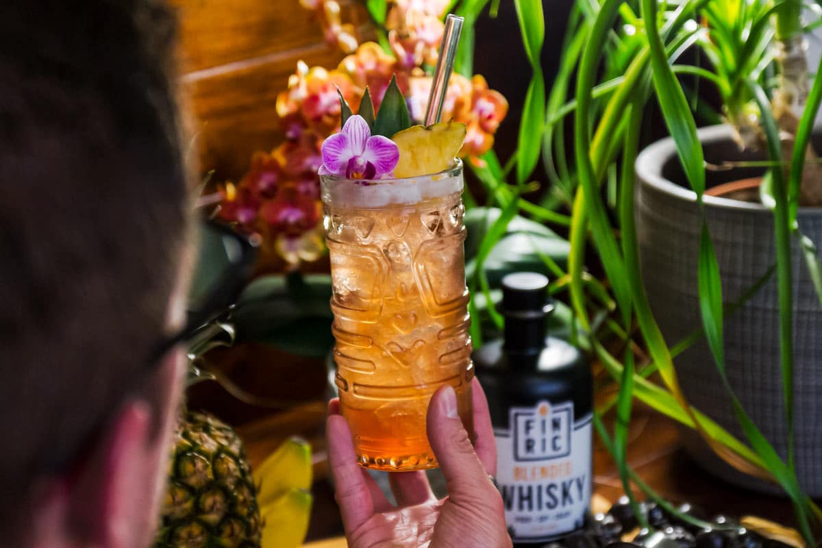 FINRIC Tiki - Whisky Cocktail - Der stylische Sommerdrink - Tiki Cocktail